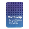 Blue MicroGrip - Portable Microfiber Screen Cleaner & Non-Slip Device Grip (2"x1.3")